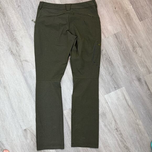 Salomon Wayfarer AS Tapered Regular Womens Outdoor Pants Green Hiking US 8 - Picture 9 of 13